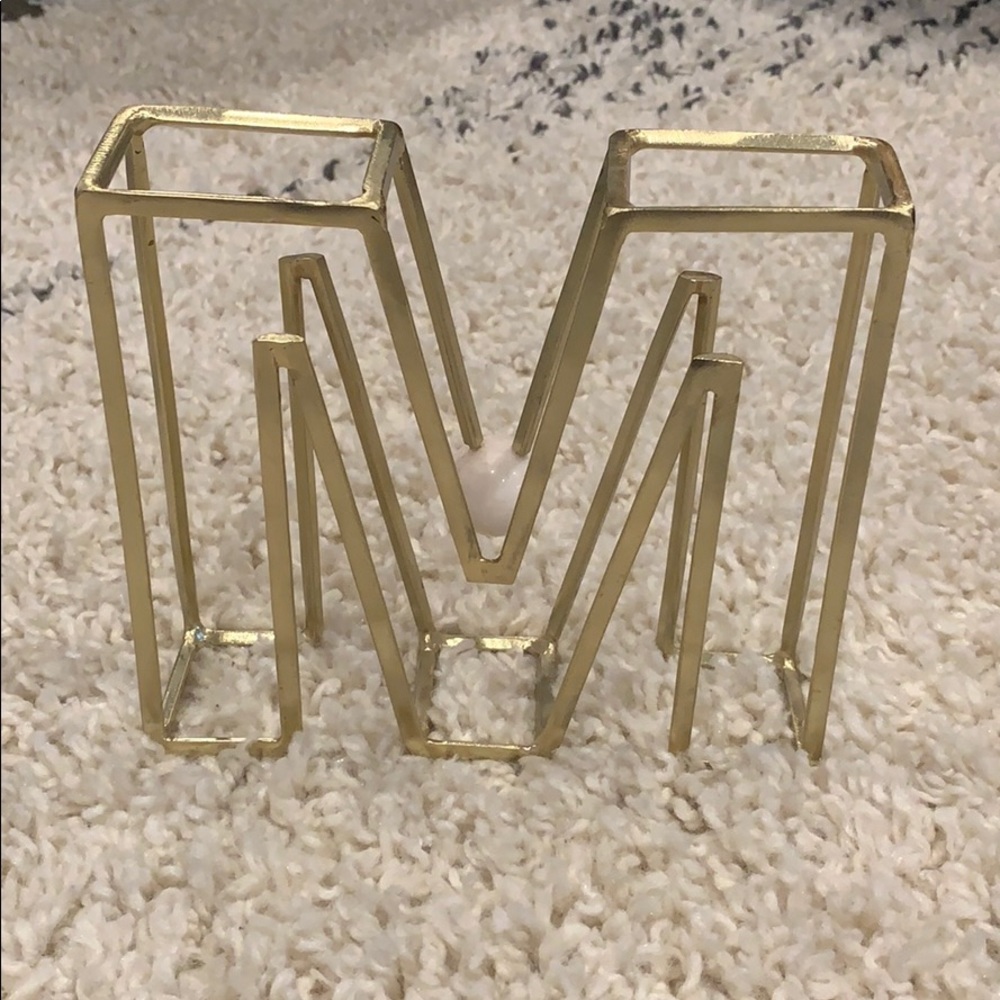 Anthropologie Gold Letter “M”
